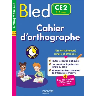 Image de Bled Cahier d&#039;orthographe CE2