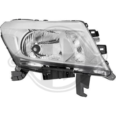 Afbeelding van DIEDERICHS 6552140 Grille Auto Zwart, Chroom