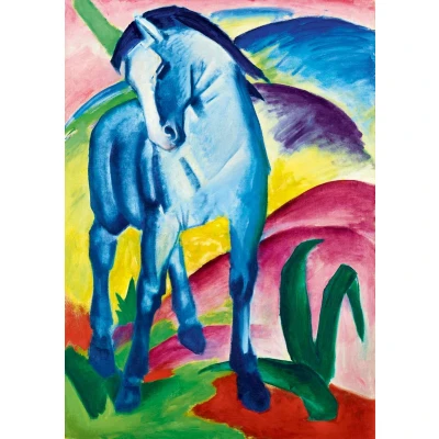 Afbeelding van Franz Marc Blue Horse I, 1911 Puzzel 1000 Stukjes
