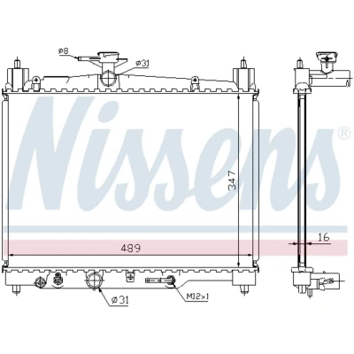 Afbeelding van Nissens Radiateur 64801