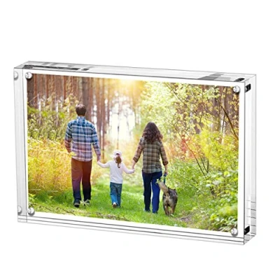 Afbeelding van Boxalls Acryl fotolijst 15 x 20 cm dubbelzijdig magnetisch transparant zonder lijst