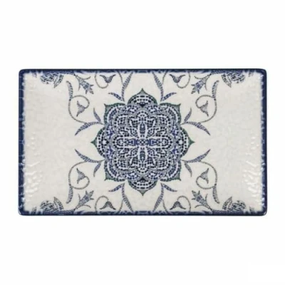 Afbeelding van Serveerschaal La Mediterránea Rosetta Porselein Rechthoekig 25,3 x 15 1,8 cm (18 Stuks)