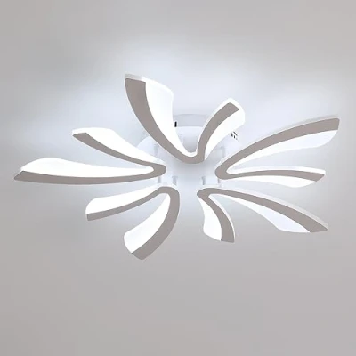 Afbeelding van Comely Led plafondlamp, 50 W, 5625 lm, moderne verlichting voor woonkamer, slaapkamer, 72 cm, koud wit licht, 6500 K