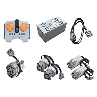 Afbeelding van Bybo Technic Power Functions 8 delige technische motorset, compatibel met Lego
