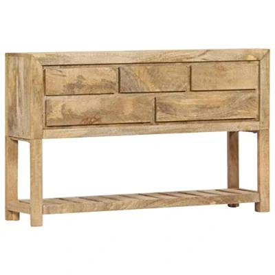 Image de vidaXL Buffet 120x30x75 cm bois de manguier massif247805
