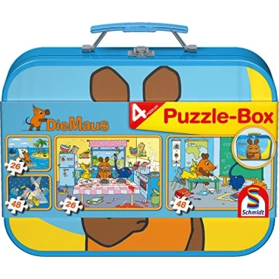 Afbeelding van Schmidt Spiele Pz Die Maus Im Metallkoffer 2X26T, 2X48T