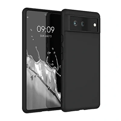 Afbeelding van kwmobile telefoonhoesje geschikt voor Google Pixel 6 Hoesje smartphone Back cover in zwart