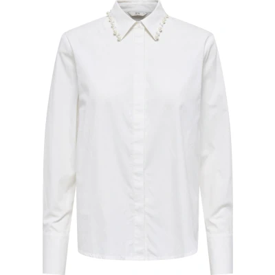 Afbeelding van JDY Jdylula Overhemdblouse, Dames, Maat: Medium, Cloud dancer