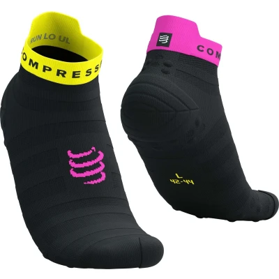 Afbeelding van Pro Racing Socks v4.0 Ultralight Run Low Black/Safety Yellow/Neon Pink