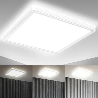 Afbeelding van B.K.Licht led Plafonniére dimbaar met indirect licht paneel l: 29.3cm 4.000K 18W