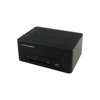 Image de LC Power DOCK U3 CR, Disque dur, SSD, SATA, 2.5,3.5, USB 3.0 Type A, CF, SD, 5 Gbit s