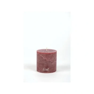 Afbeelding van Rasteli Luz Your Senses Stomp Kaars Rood D 9 cm H