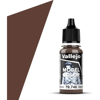Afbeelding van Vallejo 70746 Model Color Chestnut Brown Acryl 18ml Verf flesje