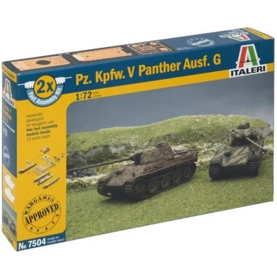 Afbeelding van Italeri I7504 Model Assault Tanks Panther Ausf G Schaal 1:72