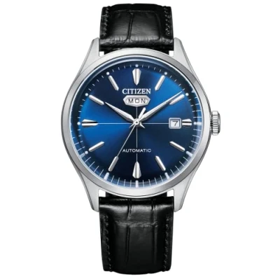Afbeelding van Citizen NH8390 20LE Horloge Leer Zwart Ø 40 mm