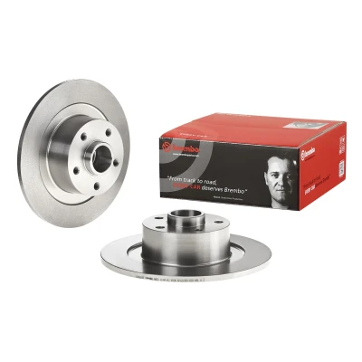 Afbeelding van BREMBO 08.B396.27 Remschijf 300, 300 11 5 volledig Met wiellagerset, ABS sensorring RENAULT: Laguna III Coupe