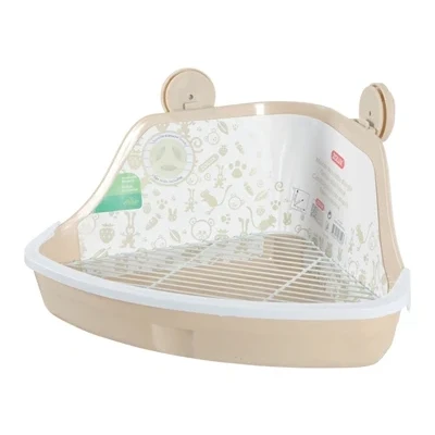Afbeelding van Zolux Hoektoilet Knaagdier Beige 32X25X15 CM (406255)