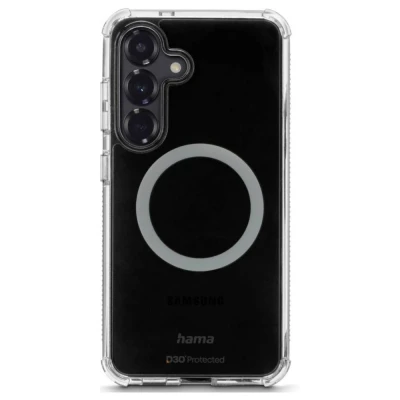 Afbeelding van Hama Handyhülle Extreme Protect für Galaxy S25+, magnetisch, durchsichtig Cover Samsung S25+ Transparant