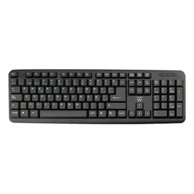 Afbeelding van Toetsenbord Ewent EW3109 PS/2 USB Zwart