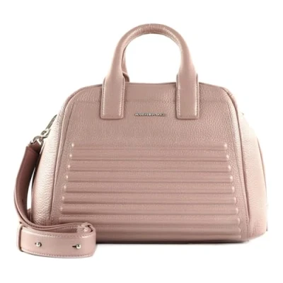 Afbeelding van MANDARINA DUCK Leren Handtas Schoudertas I Con Tote Rosewood Roze