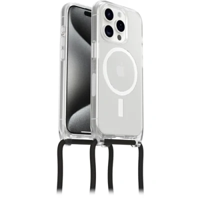 Image de Otterbox React Apple iPhone 15 Pro Back Cover Transparent avec Cordon