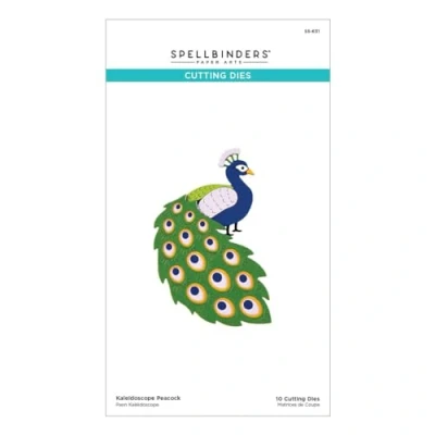 Afbeelding van Spellbinders Kaleidoscope Peacock Etched Dies (S5 631)