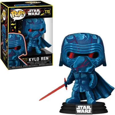 Afbeelding van Funko Pop! Star Wars: SW EP7 Kylo Ren (Retro) Wars Episode 7 Vinyl verzamelfiguur Cadeau idee Officieel product Speelgoed voor kinderen en volwassenen Filmfans