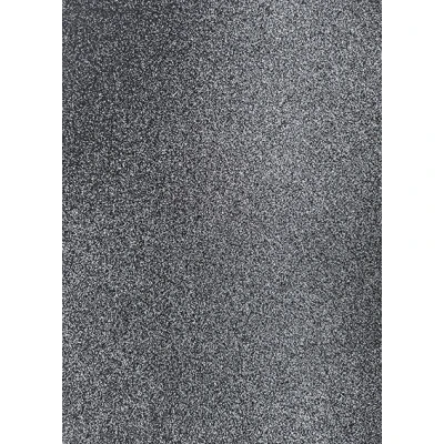 Afbeelding van Eazycraft Glitterpapier A4 Antraciet (5st)