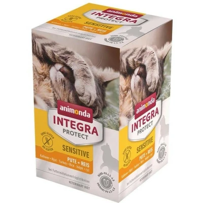 Afbeelding van 6x100g Protect Adult Sensitive Schaaltje Kalkoen &amp; Rijst animonda Integra Kattenvoer