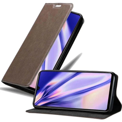 Afbeelding van Cadorabo Hoesje geschikt voor Huawei MATE 20 in KOFFIE BRUIN Beschermhoes met magnetische sluiting, standfunctie en kaartvakje Book Case Cover Etui