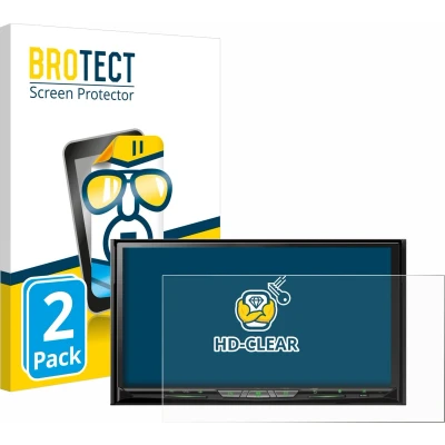 Afbeelding van BROTECT Screenprotector voor Pioneer AVH Z9200DAB Folie Beschermfolie transparant (2 Stuks)