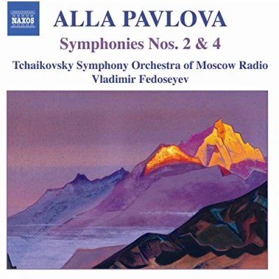Afbeelding van Tchaikovsky Symphony Orchestra Of Moscow Radio, Vladimir Fedoseyev Pavlova: Symphonies Nos.2 &amp; 4 (CD)