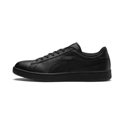 Image de Puma Smash V2 L, Baskets Unisexe Adulte, Black Black, 42.5 EU