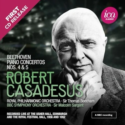 Afbeelding van Royal Philharmonic Orchestra, Sir Thomas Beecham Beethoven: Piano Concertos Nos. 4 &amp; 5 (Live) (CD)