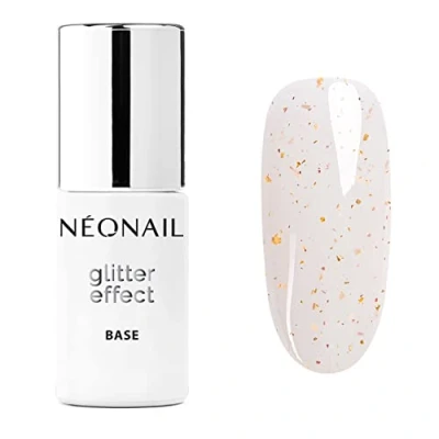 Afbeelding van NeoNail Nagellak UV Base Coat Gel Glitter Effect Nude Sparkle 7,2 ml voor nagels Onail Modeling