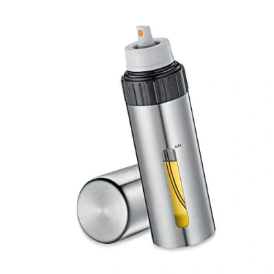 Afbeelding van Küchenprofi Toscana Olijfolie verstuiver, roestvrij staal, oliesproeier, 150 ml, spuit voor bakolie, olijfolie, mini oliespray