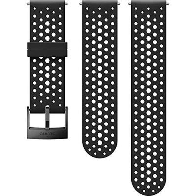 Afbeelding van Suunto Atleet 1 (24 mm, Silicone, Spartaanse Sport, 7, D5, 9, 9 BARO), Horlogebandjes, Zwart