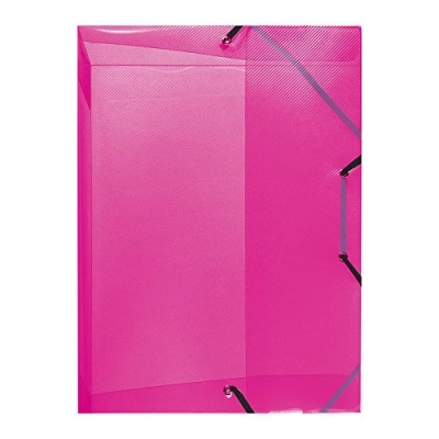 Image de Herlitz chemise à élastique, format a4, en pp, translucide framboisée, largeur de dos 40 mm, dimensions (l)250 x (p)40 (h)
