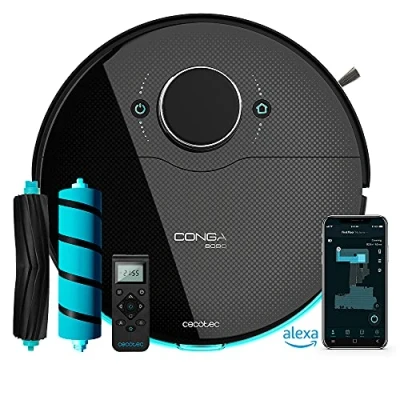 Afbeelding van Cecotec Conga 8090 Ultra robotstofzuiger Zwart