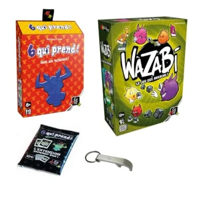 Afbeelding van Speelset: 6 Neemt + Uitbreiding Goed Wazabi 1 Blumie flesopener