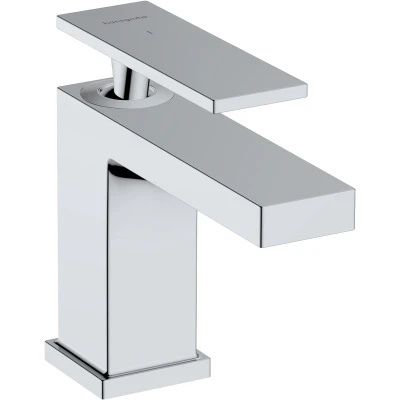 Afbeelding van hansgrohe Tecturis E fonteinkraan 80 met rechte greep voor koud water of vooraf ingestelde watertemperatuur zonder waste chroom