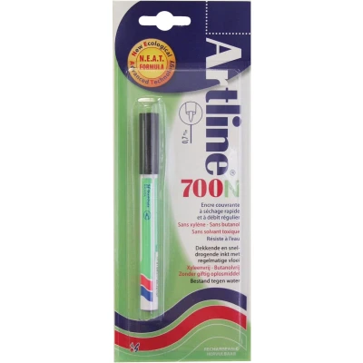 Afbeelding van Permanent Marker Artline 700n Zwart, Op Blister