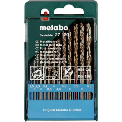 Afbeelding van Metabo 627120000 Metaal spiraalboorset 13 delig 1 stuk(s)