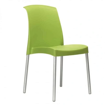 Afbeelding van Design kantinestoel of tuinstoel Jenny Pistache