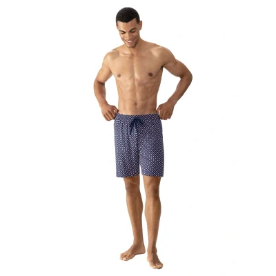 Afbeelding van MEY HOSE Serie TIE Minimal Pyjamabroek, Heren, Maat: Small, Neptune