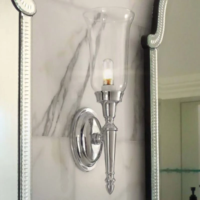 Afbeelding van Elstead Lighting LED Badkamerarmatuur Dryden 3W 3000K 300Lm 830 IP44 Dimbaar Polished Chrome