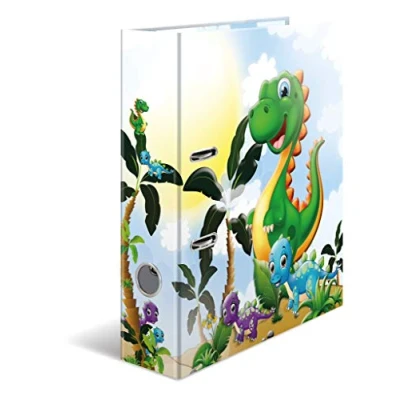 Image de HERMA Motif classeur à levier A4 École maternelle Dinos, dos de 7 cm