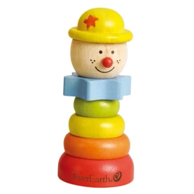 Afbeelding van Everearth Stapelclown 6x6x11 Cm 5 delig