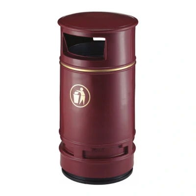 Afbeelding van Copperfield afvalbak metalen binnenemmer bordeaux