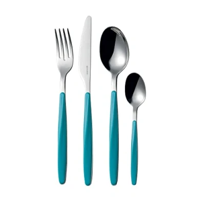 Afbeelding van Guzzini 24 Piece Cutlery Set My Fusion Matt Blue